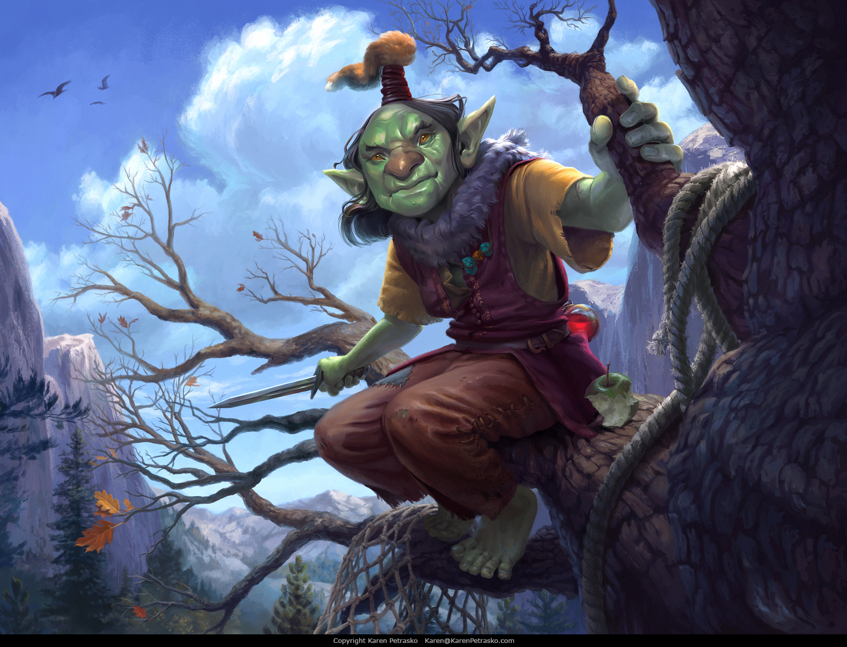 RPG art of a Goblin Scout